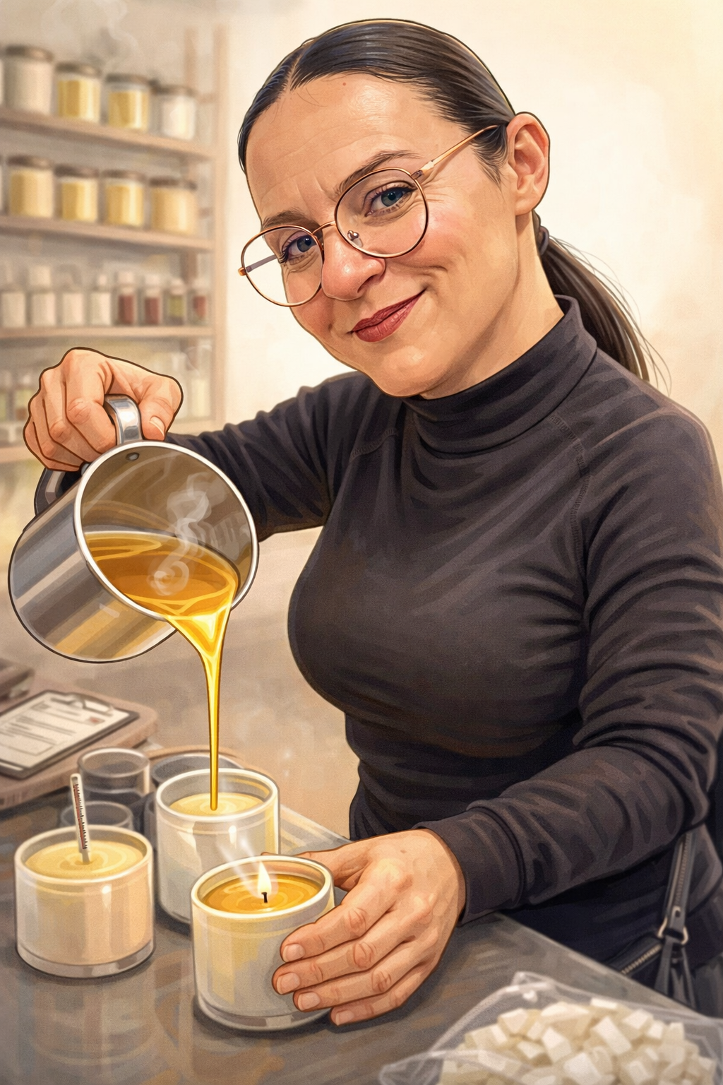 La fabrication de mes bougies : une démarche artisanale, guidée par la passion et l’apprentissage