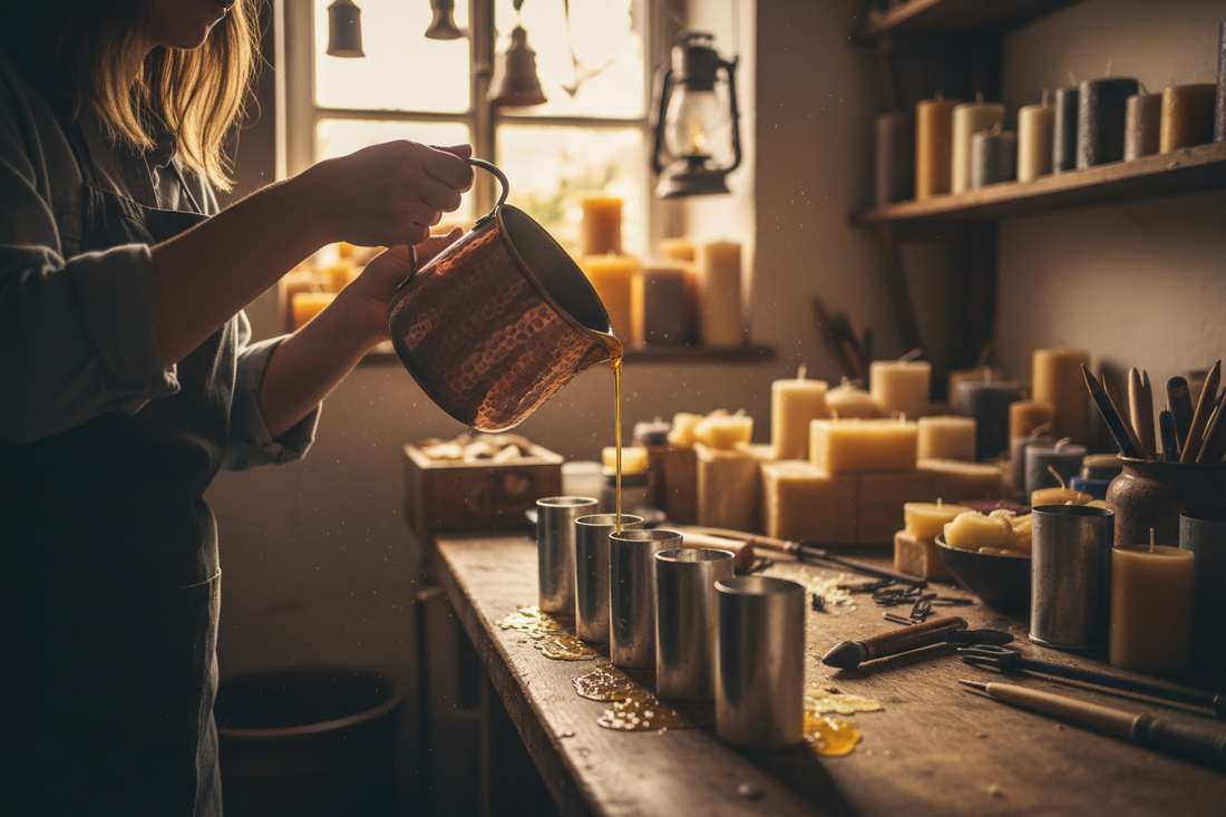 La fabrication de mes bougies : une démarche artisanale, guidée par la passion et l’apprentissage